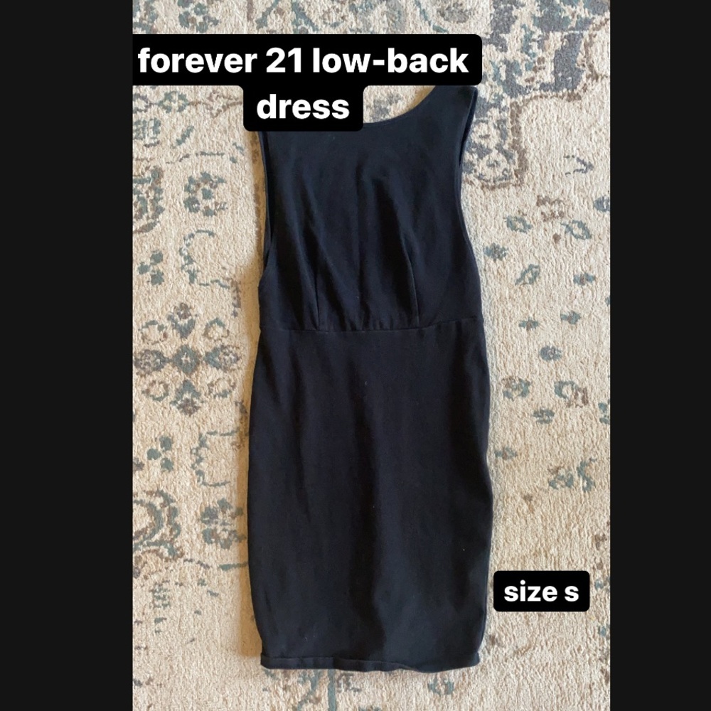 LITTLE BLACK DRESS, LOW BACK